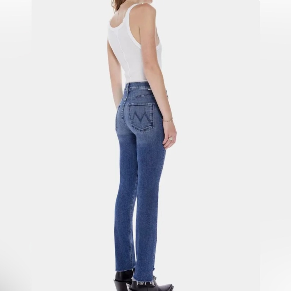 MOTHER The Dazzler Step Hem Ankle Skinny Jeans (Mix Tape) - Picture 3 of 6